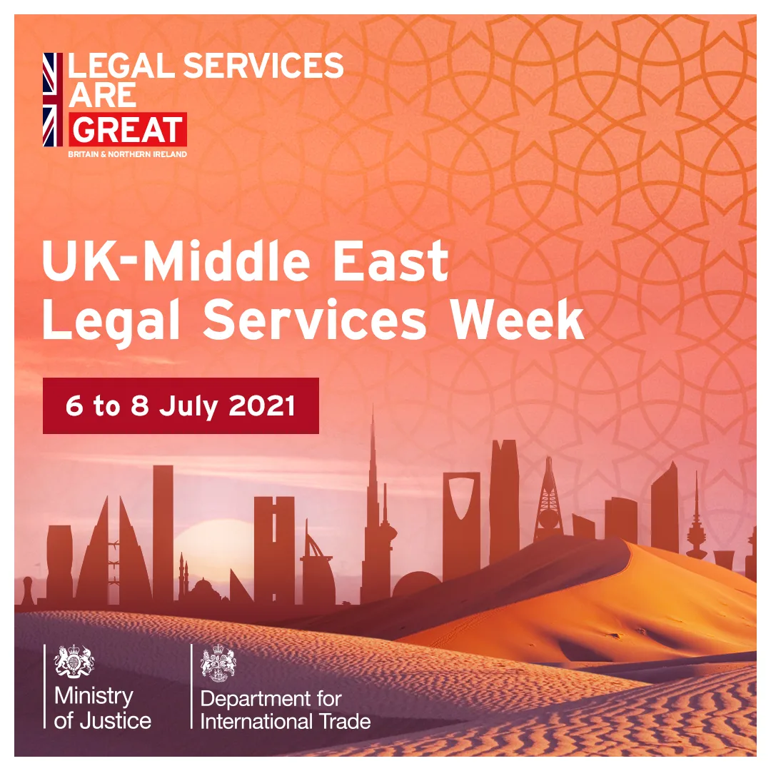 James Bickford Smith speaking at UK-Middle East Legal Services Week