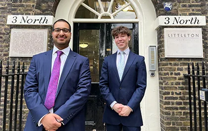 Littleton welcomes Asfandyar Qureshi and Alfie Lewis as new pupils