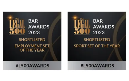 Littleton nominated for 7 awards at the Legal 500 UK Bar Awards 2023