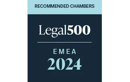 Littleton Commercial team ranked with our Silks and Juniors achieving Band 1 status in Legal 500 Middle East & African 2024 Guide
