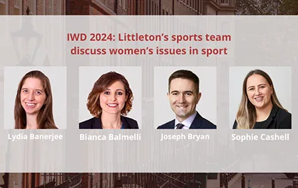 IWD 2024: Littleton’s sports team discuss women’s issues in sport