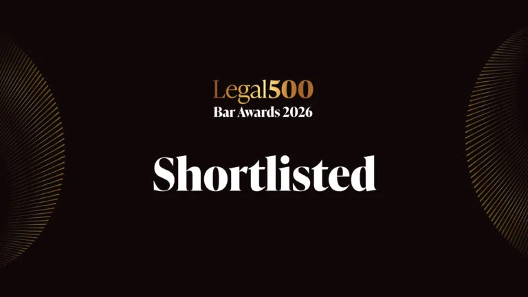 Littleton nominated for 10 awards at the Legal 500 Bar Awards 2026